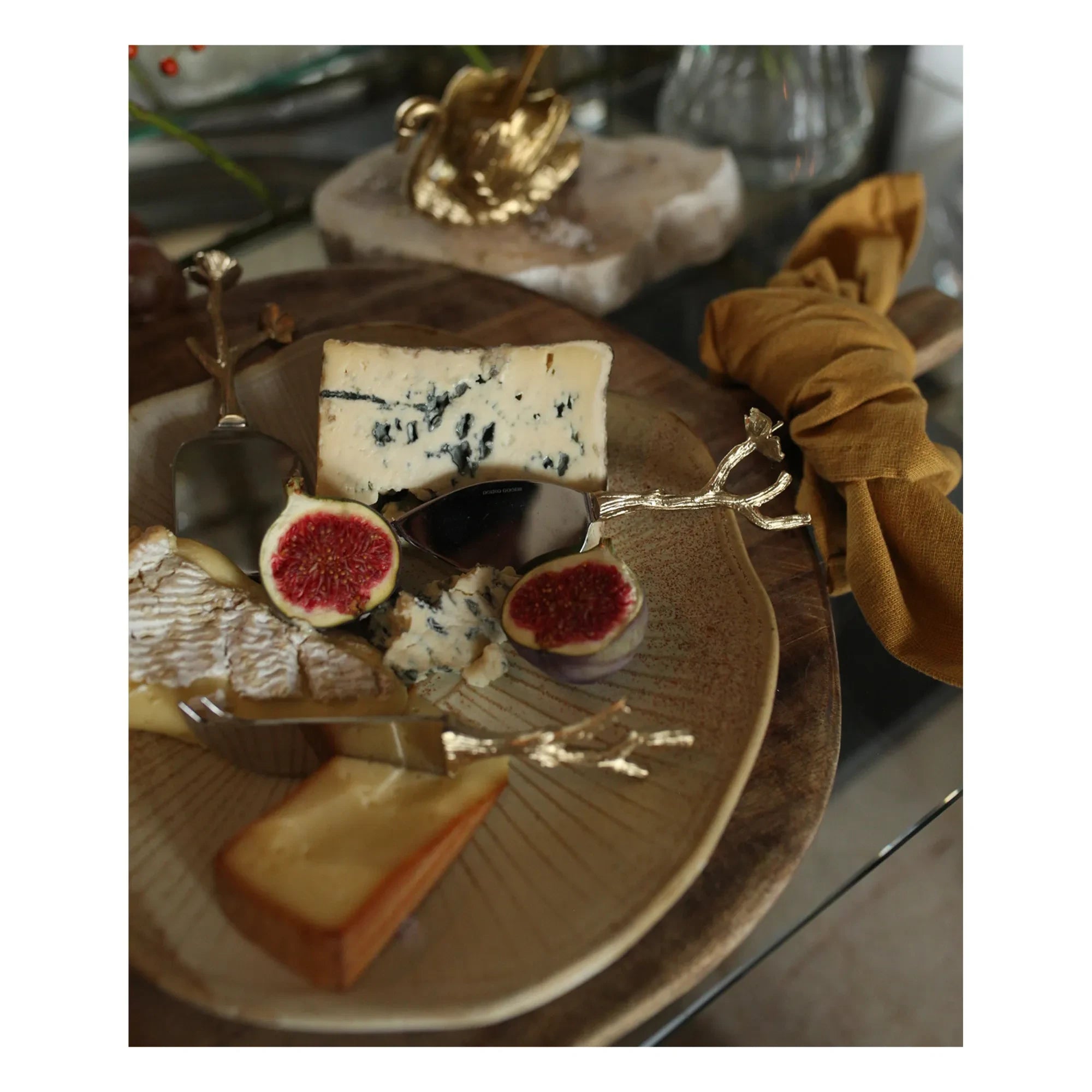 Doing Goods - Käsemesser - 3er Set | Goldbraun