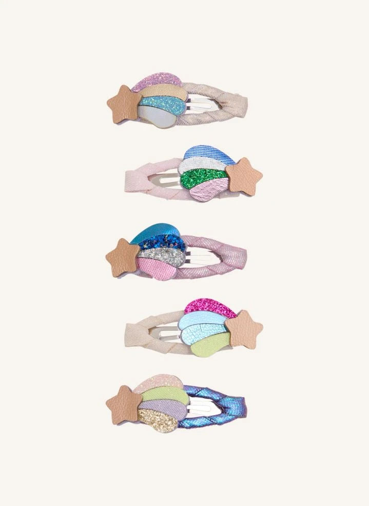 Mimi & Lula - 5-Sterne-Clip-Set | Blassrosa