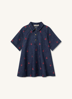 Fliink - Donna Denim Kleid | Dunkelblau