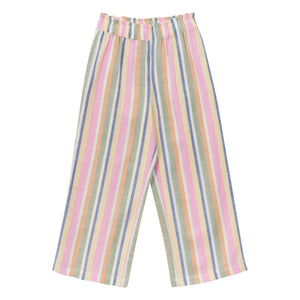 Arsène et Les Pipelettes - Gestreifte Voile-Hose | Pink