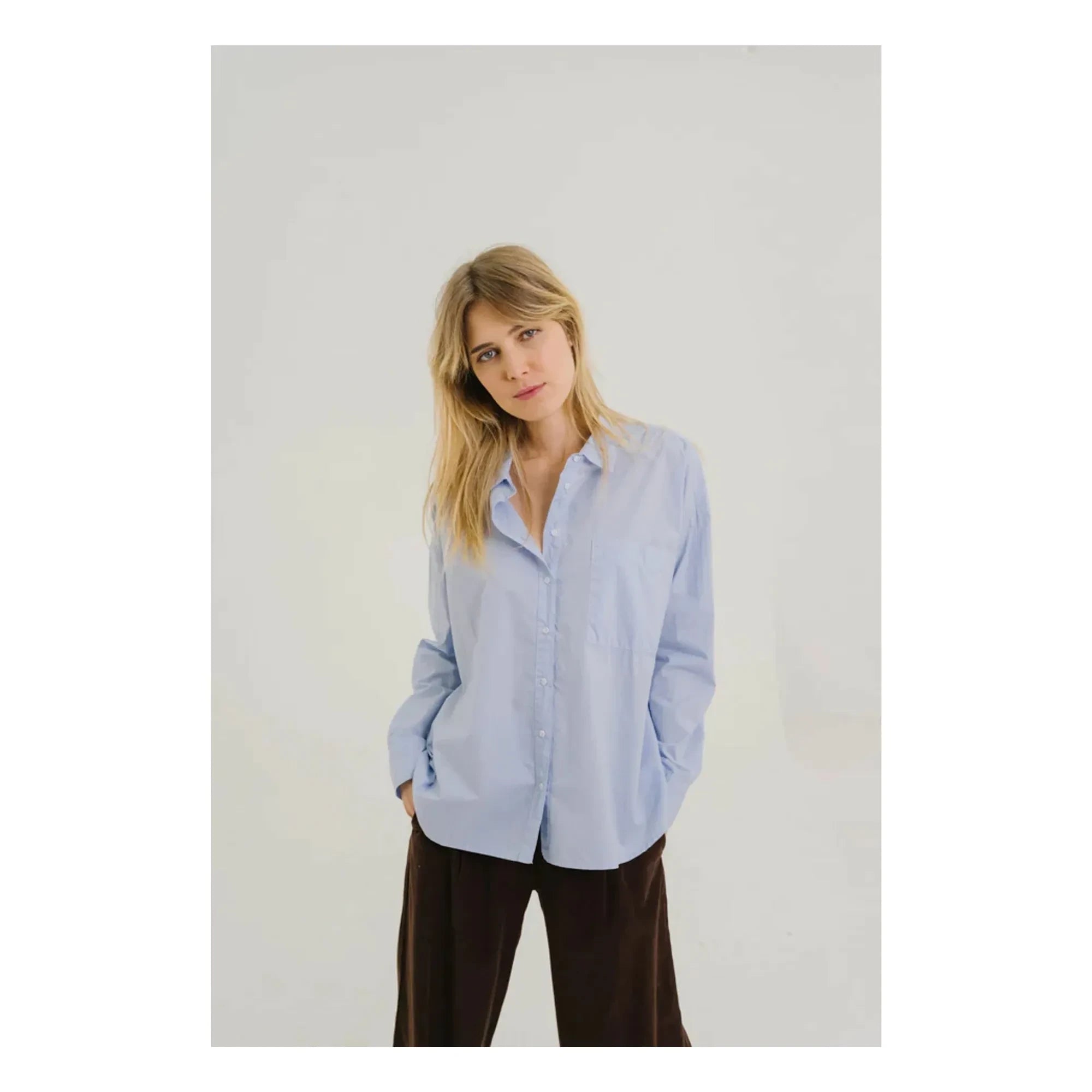Sacrécoeur - Caroline Hemd | Hellblau