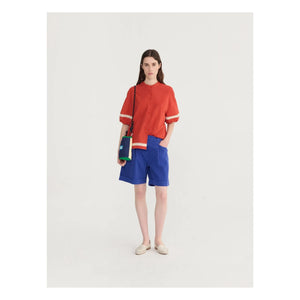 Bobo Choses - Bio-Baumwolle Bermuda Shorts | Blau