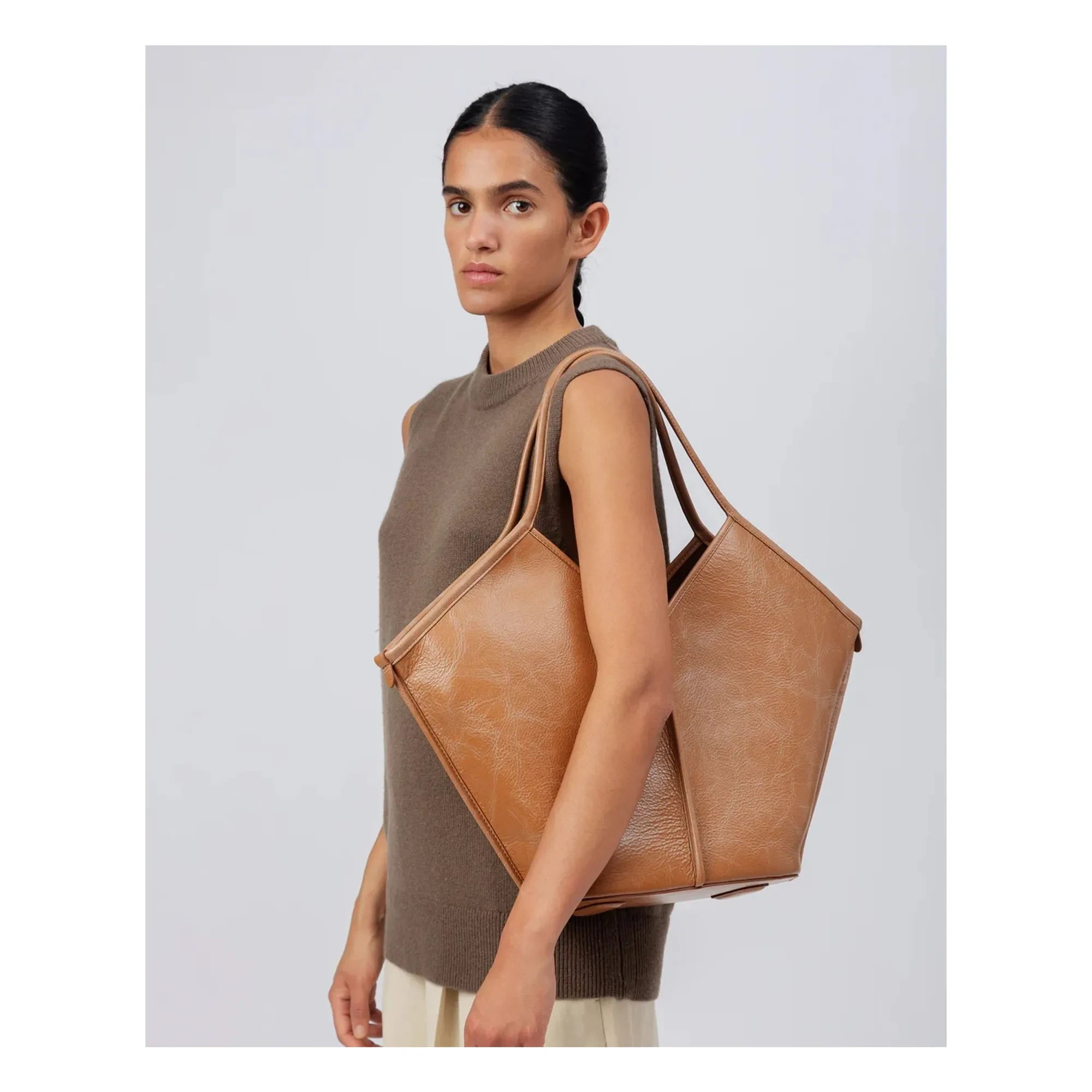 Hereu - Calella Vintage Tasche | Schwarz