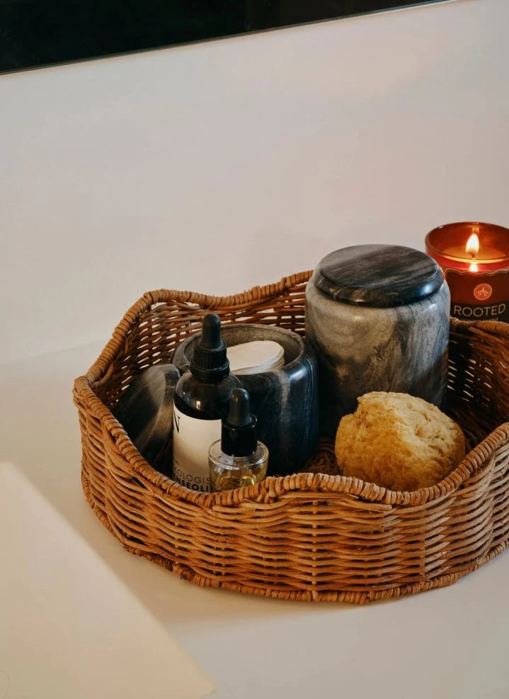 Broste Copenhagen - Lola Rattan Tablett