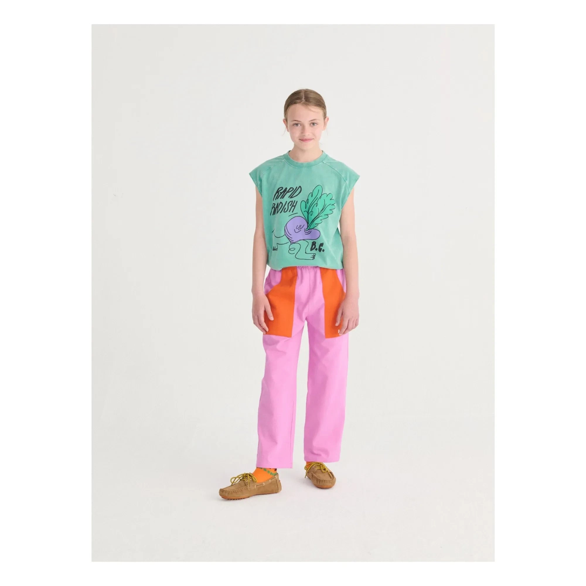 Bobo Choses - Farbblock-Hose aus Bio-Baumwolle | Lila