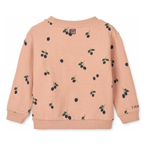 Liewood - Thora Berries Bio-Baumwoll-Sweatshirt | Rosa