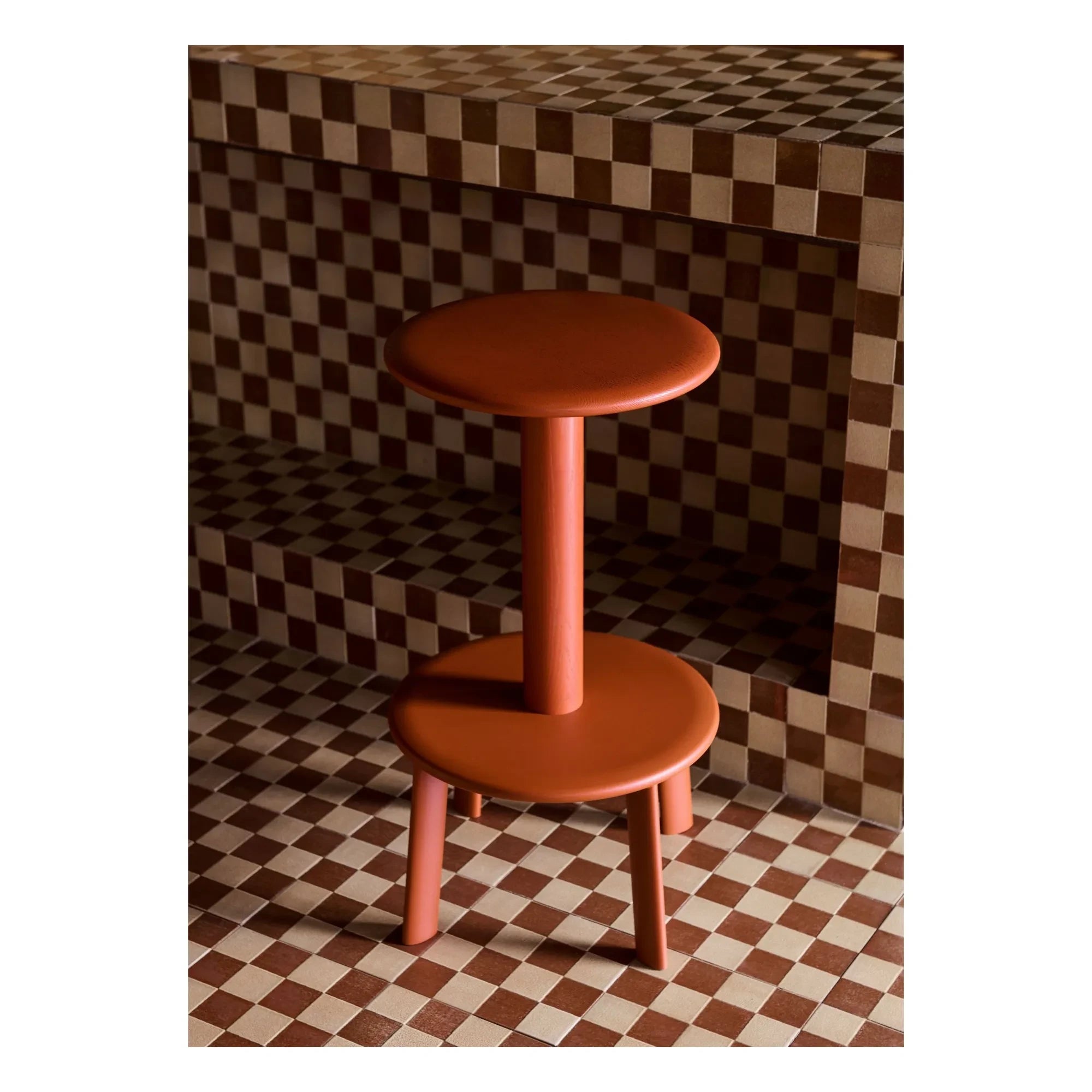 & Tradition - Solid Hocker AV40 75 cm, Anderssen & Voll | Rot