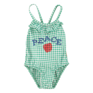 Piupiuchick – Peace Fibres Recycelte Karo-Badebekleidung | Grün