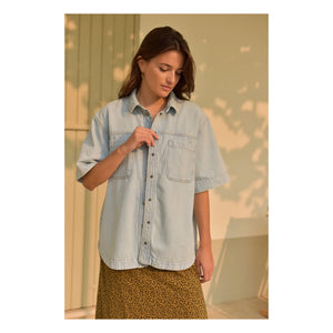 Marlot Paris - Colette Denim Hemd - Damen Kollektion | Hellblau