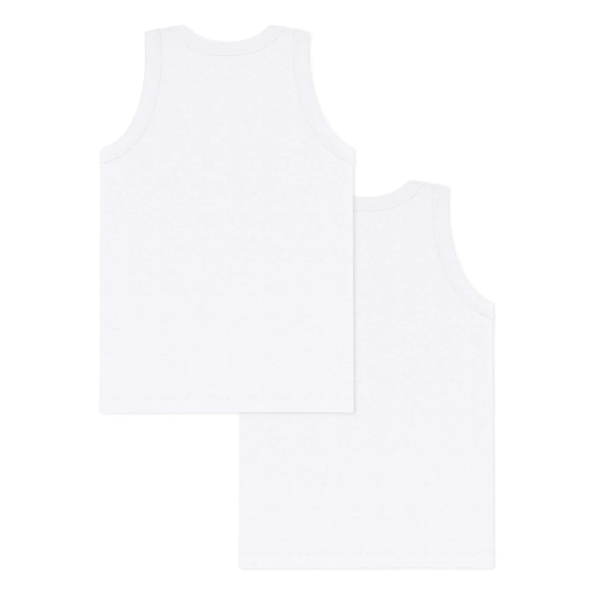 Petit Bateau - 2er Pack Unterhemden | Weiß