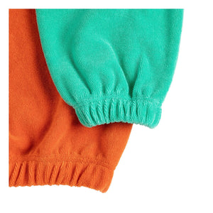 Bobo Choses - Sweatshirt aus Bio-Baumwollfrottee mit Farbblöcken | Orange