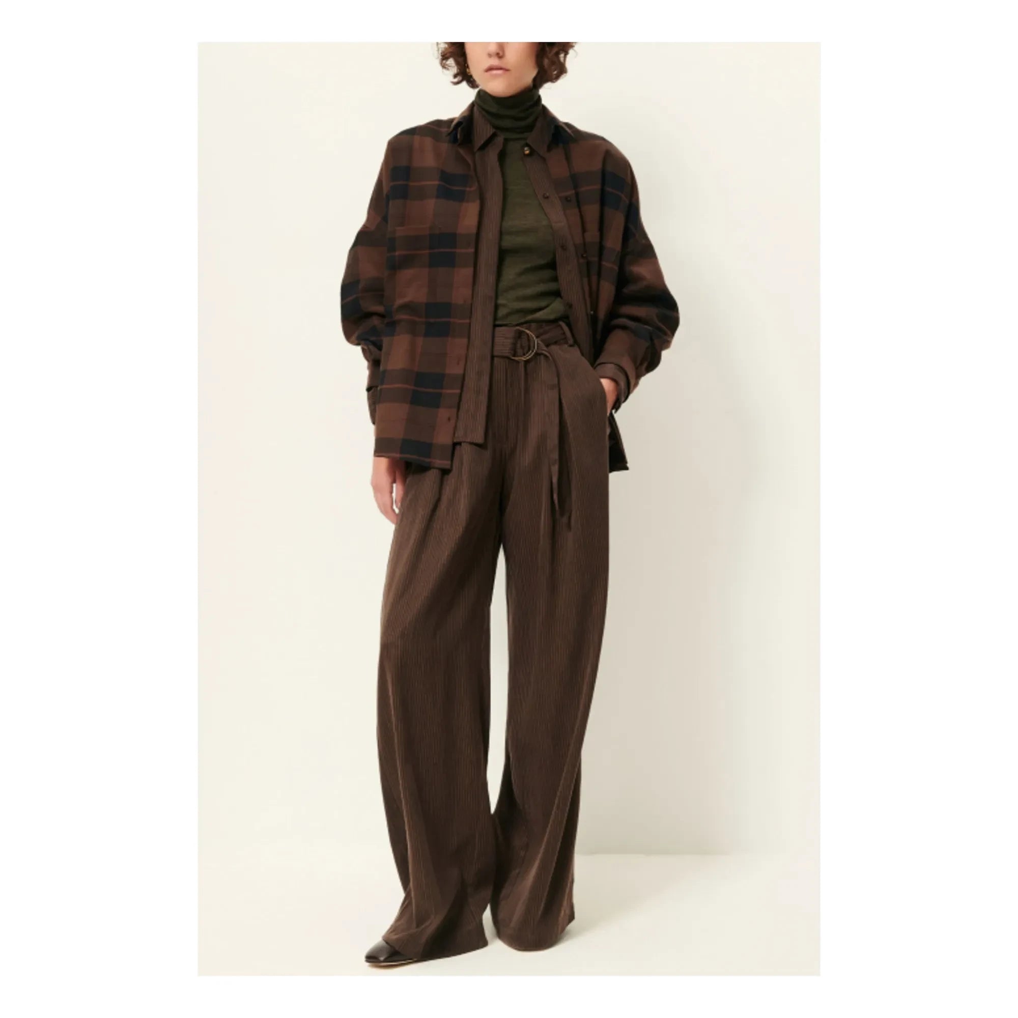 Sessùn - Gestreifte Rim C Hose | Braun