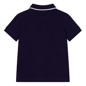 Petit Bateau – Poloshirt aus Bio-Baumwolle | Marineblau