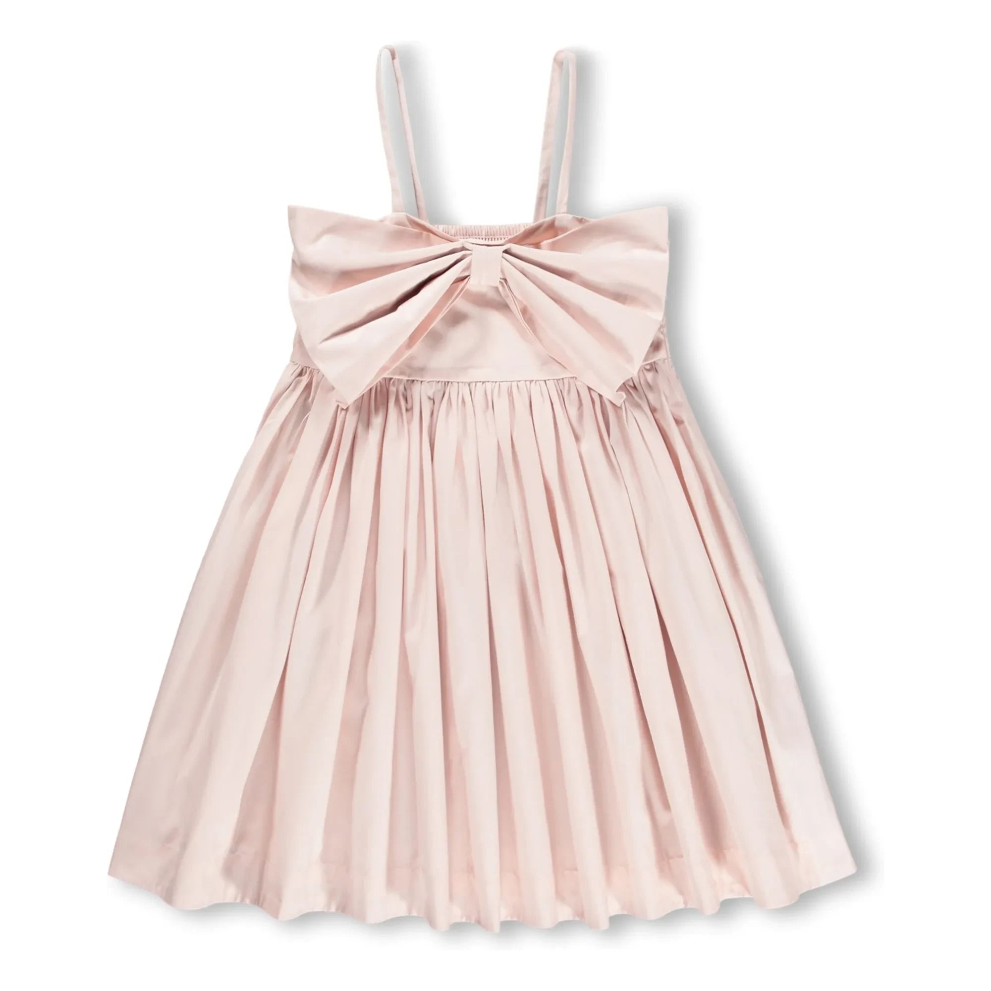 Molo - Caysi Kleid aus Bio-Baumwolle mit Schleife | Hellrosa