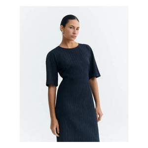 Thinking Mu - Kina Kleid aus Bio-Baumwolle | Blau