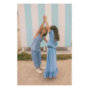 We Are Kids - Harper Bio-Frottee-Rock | Hellblau