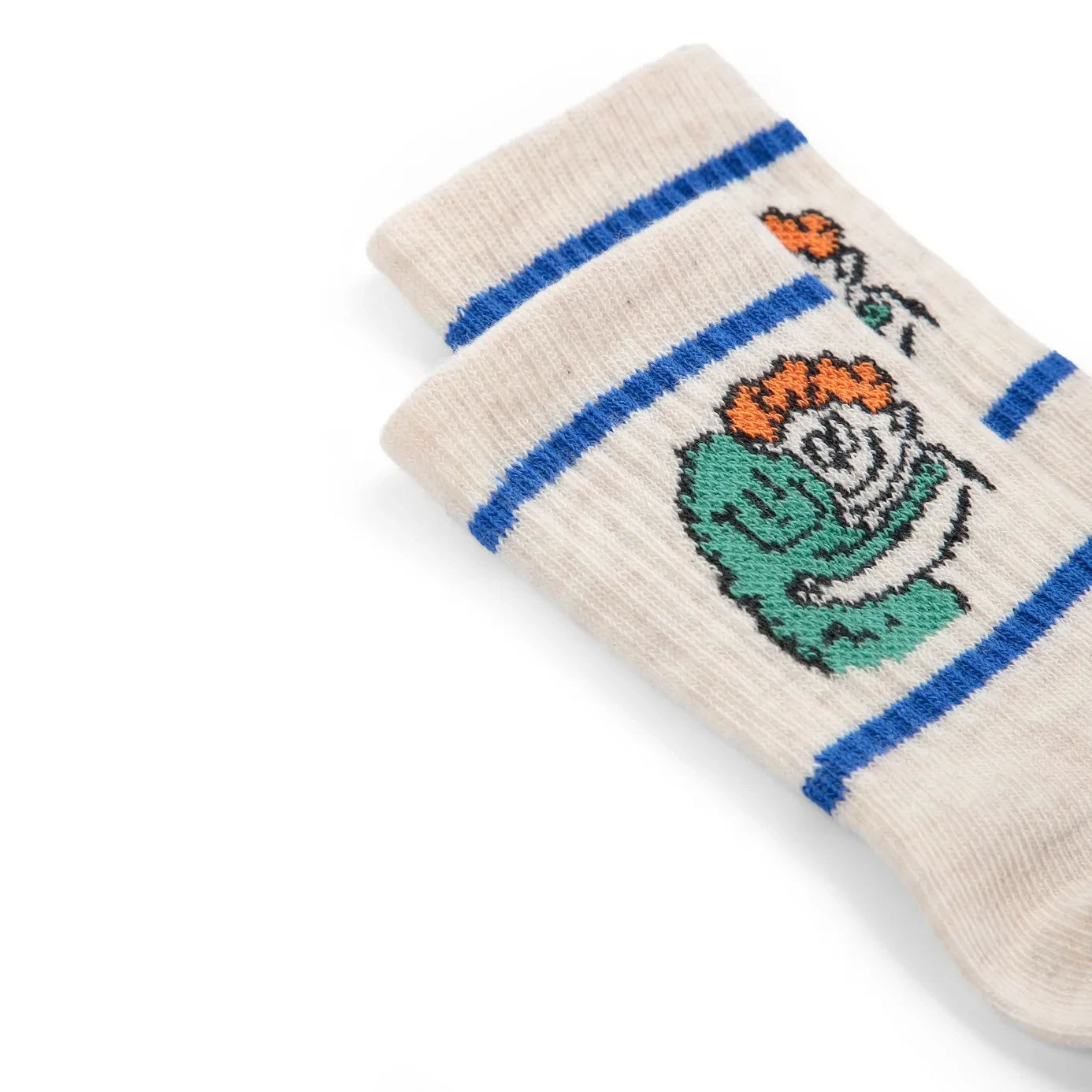 Bobo Choses – Monster-Socken aus Bio-Baumwolle | Ecru