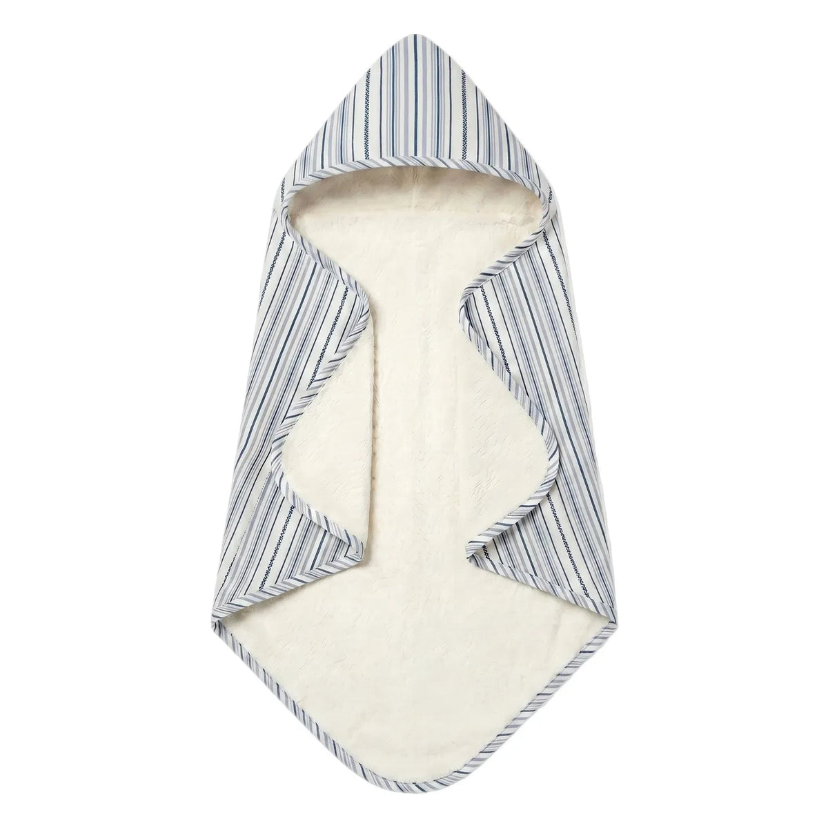 Editions Aimable - Charles Badeponcho | Azure Stripes Poplin