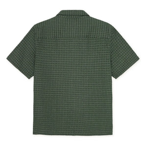 Les Deux - Chemise Chack Seersucker | Koyu yeşil