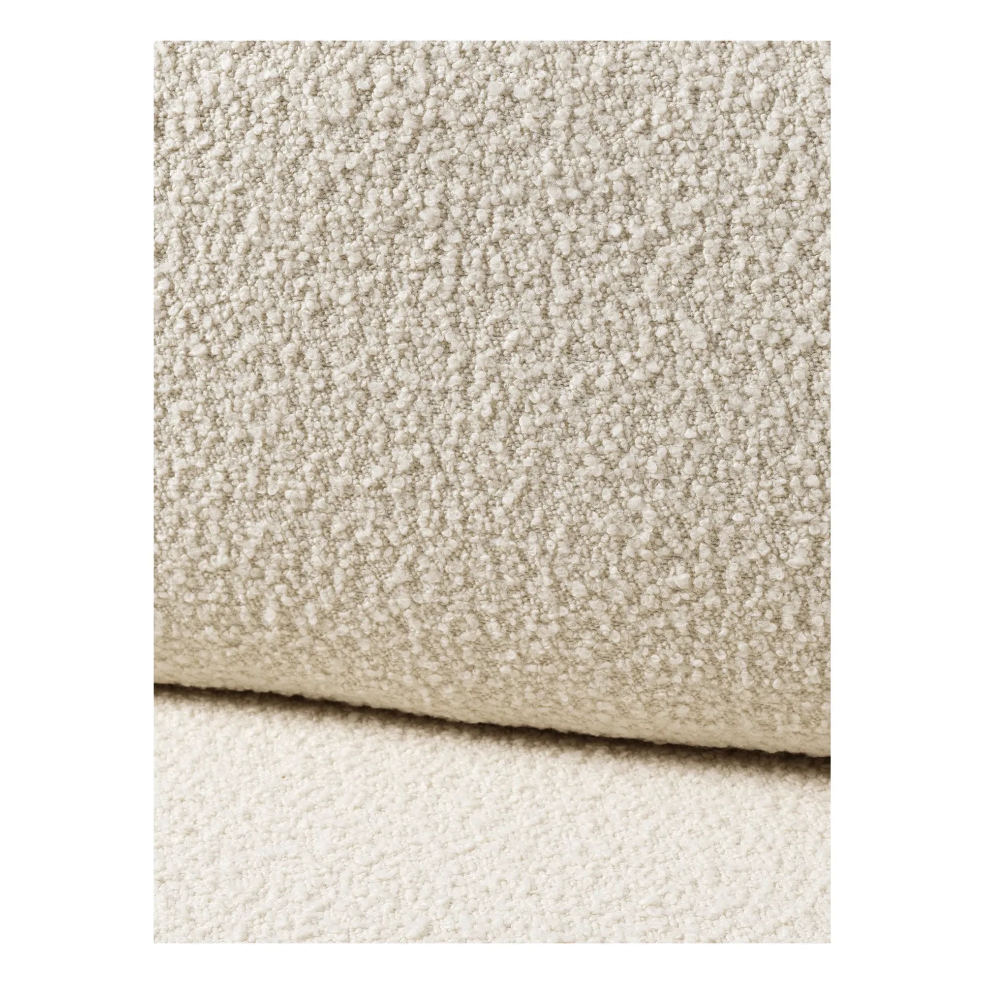 Ferm Living - Dase Bouclé Modular Mittelsessel | Elfenbein