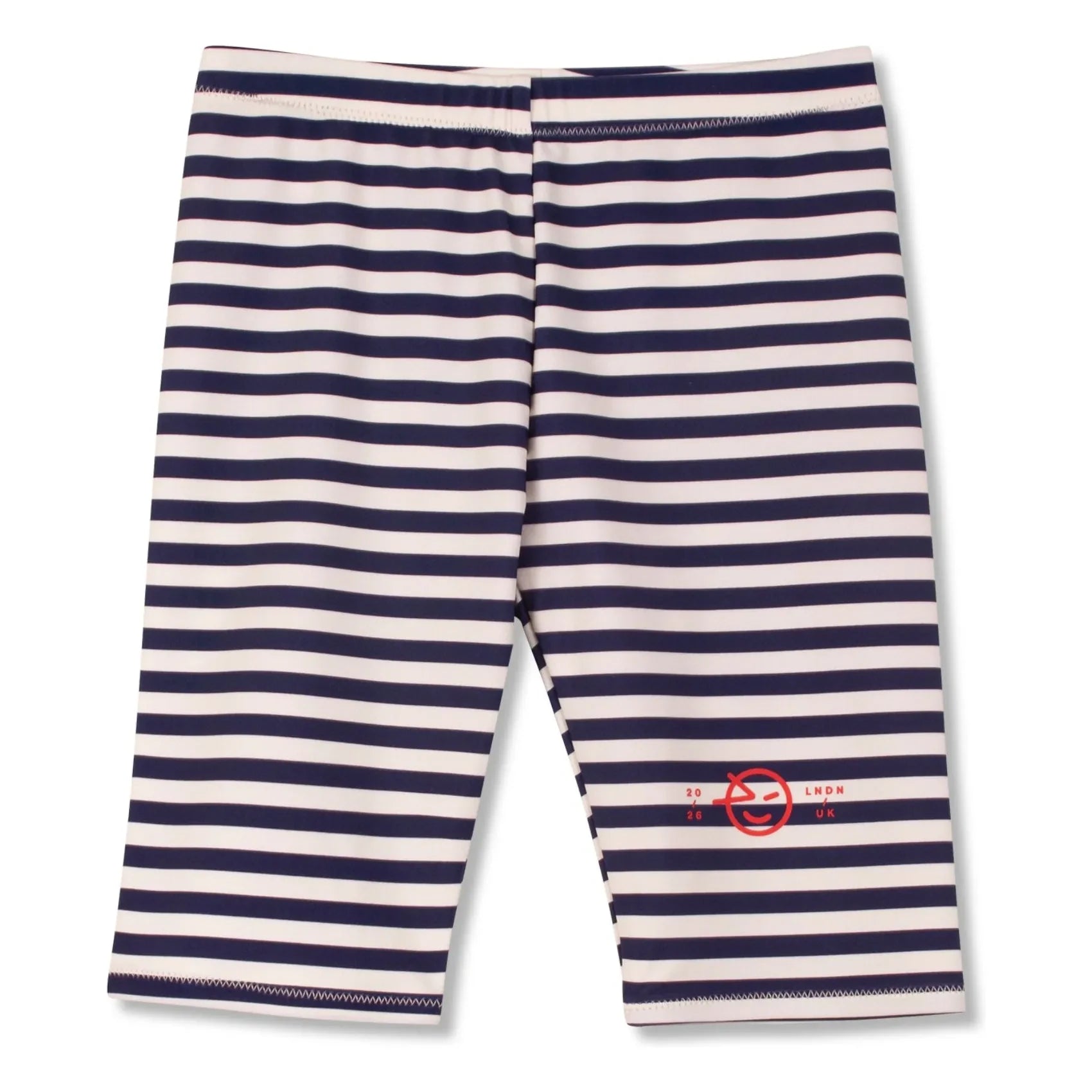 Wynken – Fahrradshorts Gestreift Recycelte Fasern | Marineblau