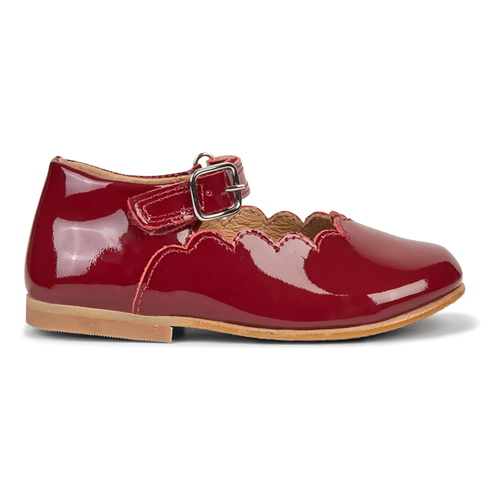 Petit Nord - Zimtrot | Scallop Mary Jane Ballerina
