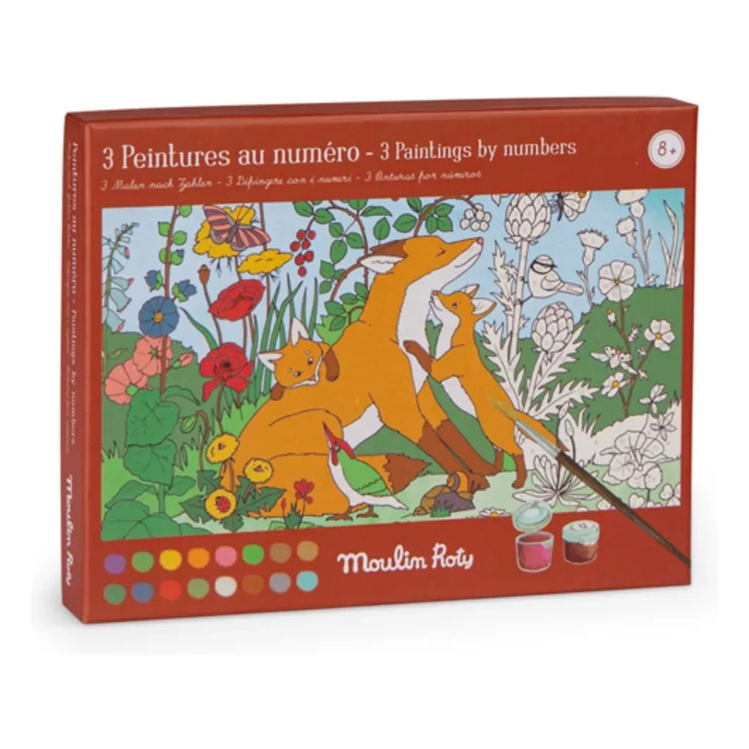 Moulin Roty - Zahlen-Malbuch Gärtner
