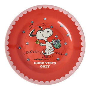 Rice - Good Vibes Only Melamin Teller - Rice x Snoopy | Rot