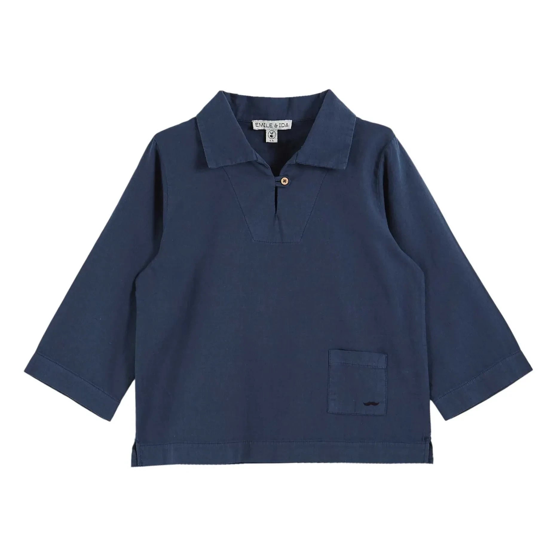 Emile et Ida – Leinenhemd | Marineblau