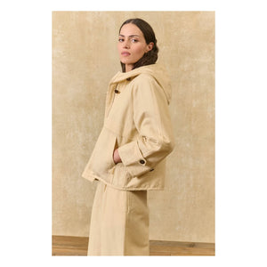 Louise Misha – Bertille Leinen-Baumwolljacke | Elfenbein