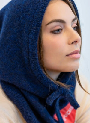 K'puche - Kim Alpaka Kapuzenpullover | Dunkelblau