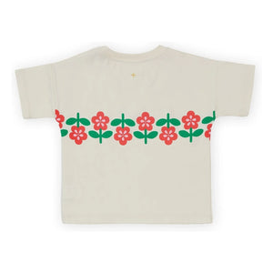 Goldie + Ace – Blumen-T-Shirt | Ivory