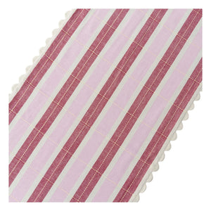 Tarta Gelatina - Tischläufer aus Bio-Baumwolle | Rosa