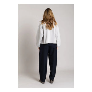 Smallable Woman - Bria Bio-Baumwoll-Sweatshirt | Perlgrau