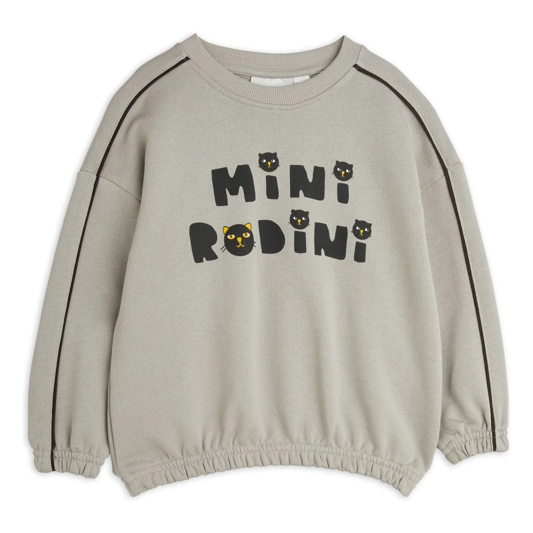 Mini Rodini - Organic Cotton Sweat Cat | Grau
