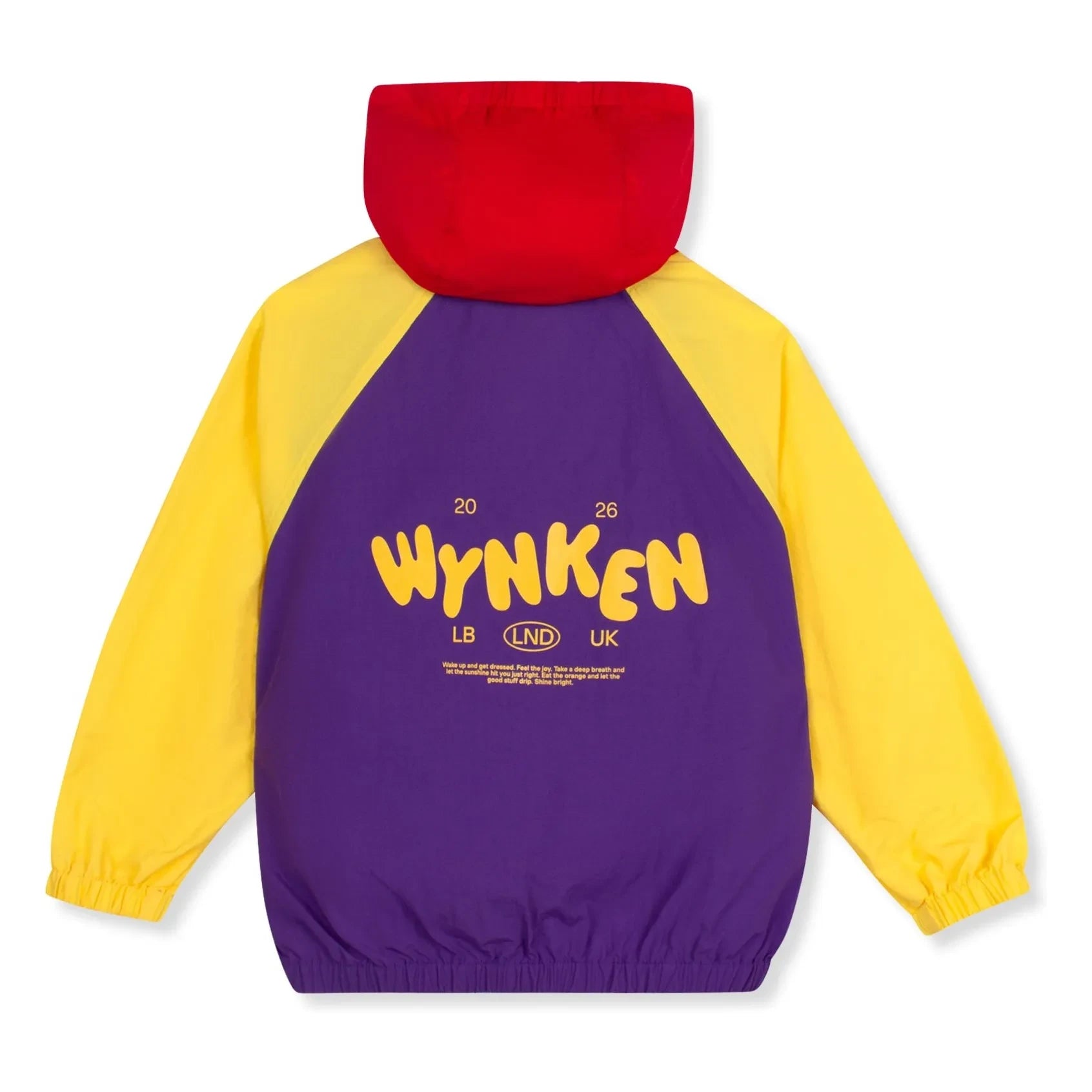 Wynken - Colorblock wasserdichte Jacke | Lila