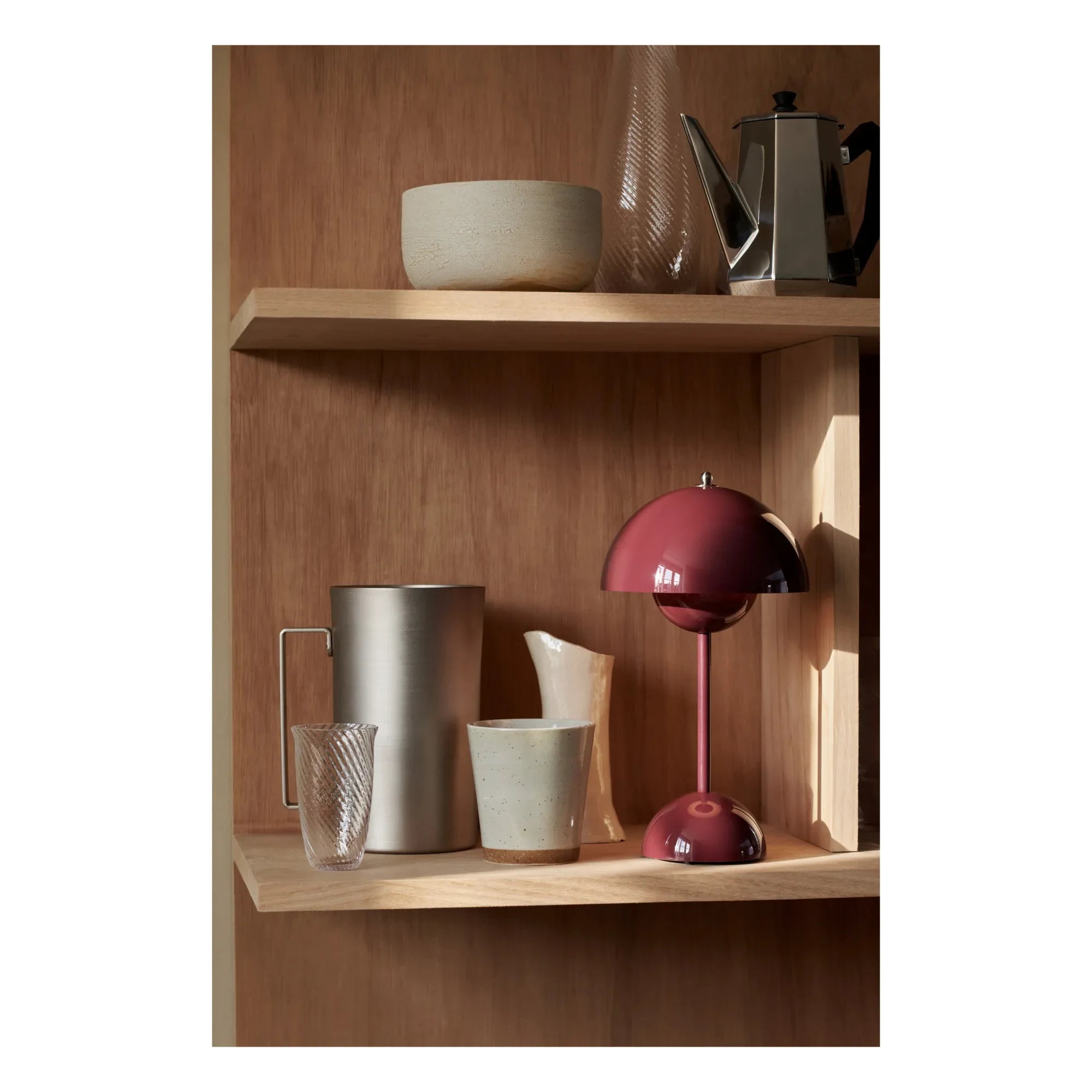 & Tradition - VP3 Flowerpot Tischleuchte - Verner Panton, 1969 | Pflaume