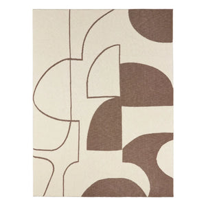 Broste Copenhagen - Maren Baumwoll-Plaid | Eisbraun