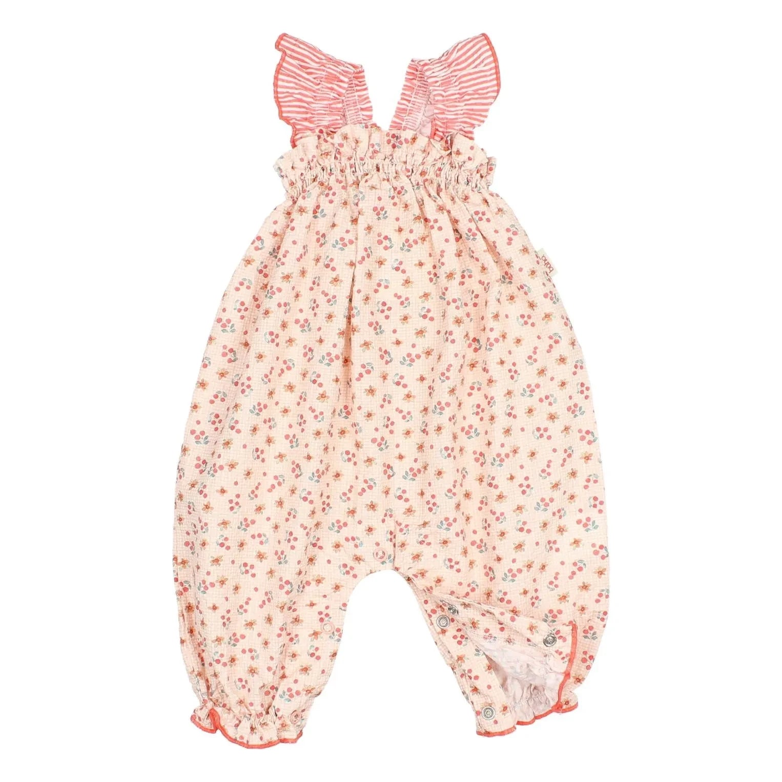 Búho - Flauschiger Baby-Strampler | Peach