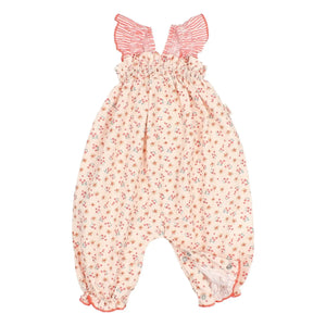 Búho - Flauschiger Baby-Strampler | Peach