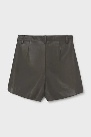 Bermudashorts aus Kunstleder für Kinder