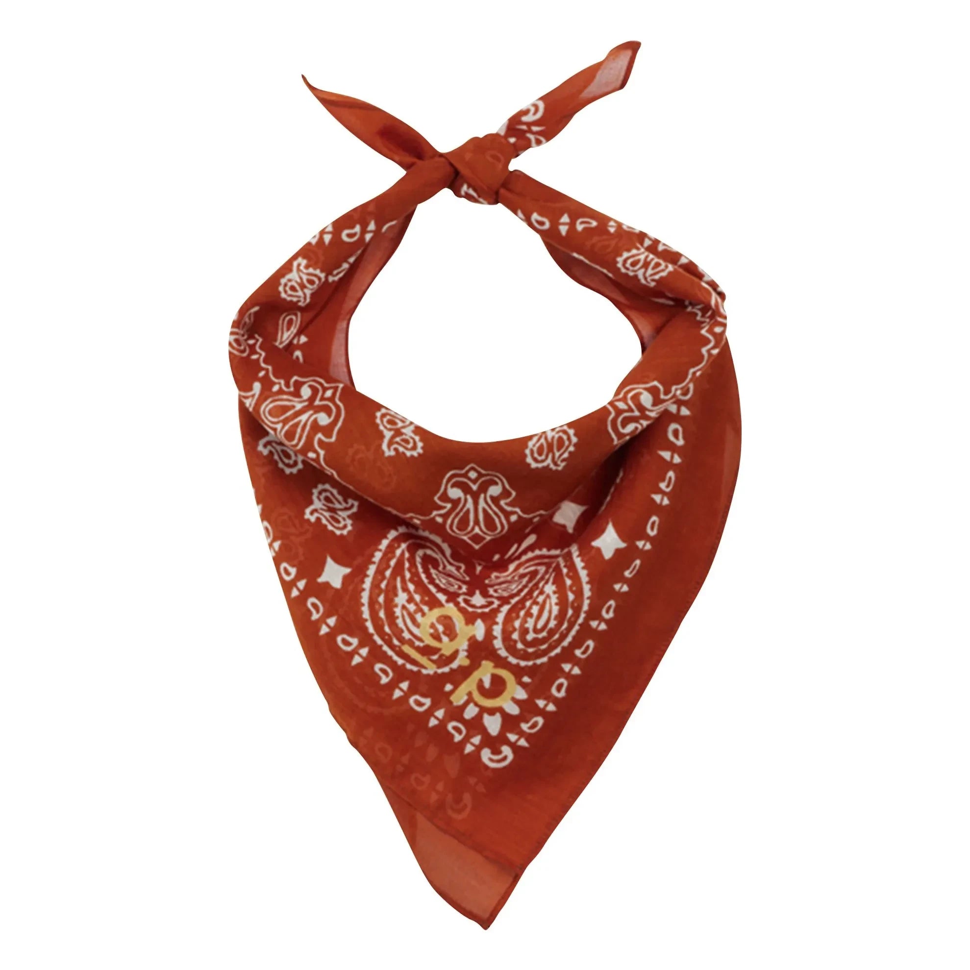 a.p - Baumwoll-Tüll-Bandana | Braun