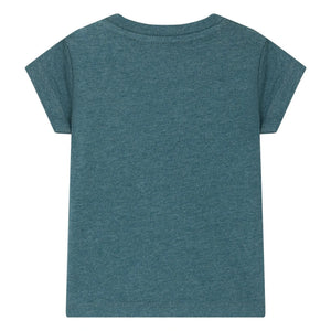 Bonpoint - Tom T-Shirt Bio-Baumwolle | Pfauenblau