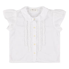 Morley - Bluse mit Xamari-Stickerei | Weiß