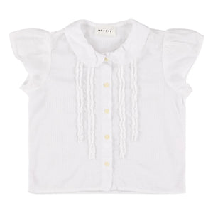 Morley - Bluse mit Xamari-Stickerei | Weiß