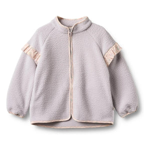 Weizen - Ellena Jacke aus recycelten Fasern mit Sherpa | Lavendel