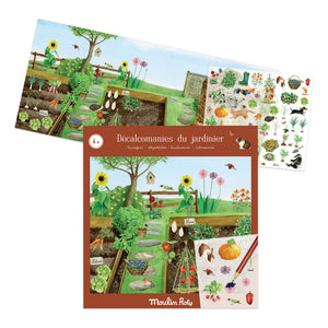 Moulin Roty - Rub-On-Transfers zum Thema Garten