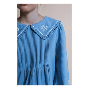 Emile et Ida - Elena Broderies bluz | Mavi