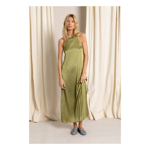 Smallable Woman - Zelie Satin Kleid | Anisgrün