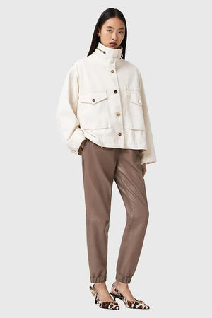 AllSaints JEN Deri Pantolon